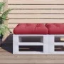 Cojín para sofá de palets de tela rojo tinto 60x60x12 cm by , Cushions for chairs and sofas - Ref: Foro24-360456, Price: 27,8...
