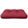 Cojín para sofá de palets de tela rojo tinto 60x60x12 cm by , Cushions for chairs and sofas - Ref: Foro24-360456, Price: 28,3...