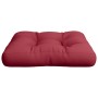 Cojín para sofá de palets de tela rojo tinto 60x60x12 cm by , Cushions for chairs and sofas - Ref: Foro24-360456, Price: 28,3...
