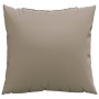 Cojines de sofá 4 unidades tela gris taupé 40x40 cm by , Cushions for chairs and sofas - Ref: Foro24-360367, Price: 29,58 €, ...