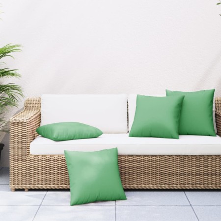 Cojines de sofá 4 unidades tela verde 50x50 cm by , Cushions for chairs and sofas - Ref: Foro24-360386, Price: 41,32 €, Disco...