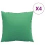 Sofakissen 4 Stück grüner Stoff 50x50 cm von , Kissen für Stühle und Sofas - Ref: Foro24-360386, Preis: 40,70 €, Rabatt: %