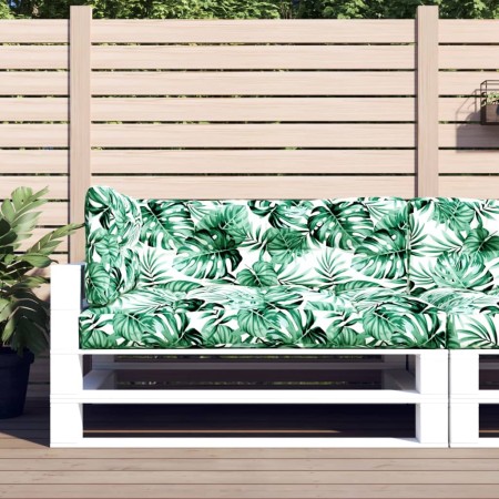 Cojines para palets 3 unidades tela estampado de hojas by , Cushions for chairs and sofas - Ref: Foro24-360767, Price: 83,96 ...