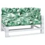 Palettenkissen, 3 Stück, Blattmuster-Stoff von , Kissen für Stühle und Sofas - Ref: Foro24-360767, Preis: 82,84 €, Rabatt: %