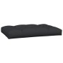 Cojines para sofá de palets 5 unidades tela negro by , Cushions for chairs and sofas - Ref: Foro24-360784, Price: 242,47 €, D...