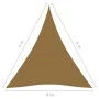 Segelmarkise taupegrau HDPE 160 g/m² 4x5x5 m von vidaXL, Sonnenschirme - Ref: Foro24-311426, Preis: 28,60 €, Rabatt: %