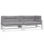 Cojines para palets 5 unidades tela gris by , Cushions for chairs and sofas - Ref: Foro24-360778, Price: 154,09 €, Discount: %