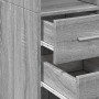 Armario estrecho madera ingeniería gris Sonoma 30x42,5x225 cm by , Sideboards - Ref: Foro24-3281271, Price: 127,18 €, Discoun...