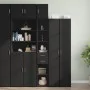 Schmaler schwarzer Schrank aus Holzwerkstoff 30x42,5x225 cm. von , Sideboards - Ref: Foro24-3281267, Preis: 136,98 €, Rabatt: %