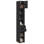 Armario estrecho madera de ingeniería negro 30x42,5x225 cm by , Sideboards - Ref: Foro24-3281267, Price: 140,01 €, Discount: %