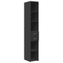 Armario estrecho madera de ingeniería negro 30x42,5x225 cm by , Sideboards - Ref: Foro24-3281267, Price: 140,01 €, Discount: %