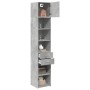 Armario estrecho madera ingeniería gris Sonoma 40x42,5x225 cm by , Sideboards - Ref: Foro24-3281278, Price: 173,41 €, Discoun...