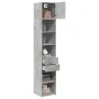 Schmaler Schrank aus grauer Sonoma-Ingenieurholz 40x42,5x225 cm. von , Sideboards - Ref: Foro24-3281278, Preis: 167,16 €, Rab...