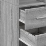 Armario estrecho madera ingeniería gris Sonoma 40x42,5x225 cm by , Sideboards - Ref: Foro24-3281278, Price: 173,41 €, Discoun...