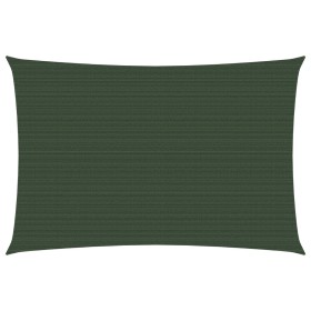 Dark green HDPE sail shade 160 g/m² 2.5x4 m by vidaXL, Umbrellas - Ref: Foro24-311454, Price: 30,08 €, Discount: %