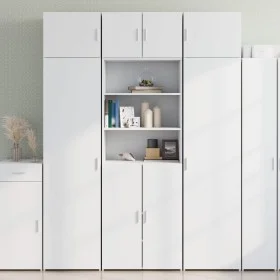 Weißer Holzschrank aus Ingenieurholz 70x42,5x225 cm von , Sideboards - Ref: Foro24-3281315, Preis: 219,32 €, Rabatt: %