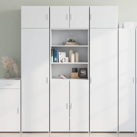 Armario de madera de ingeniería blanco 70x42,5x225 cm by , Sideboards - Ref: Foro24-3281315, Price: 219,42 €, Discount: %