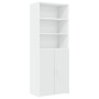 Weißer Holzschrank aus Ingenieurholz 70x42,5x225 cm von , Sideboards - Ref: Foro24-3281315, Preis: 222,25 €, Rabatt: %