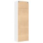 Weißer Holzschrank aus Ingenieurholz 70x42,5x225 cm von , Sideboards - Ref: Foro24-3281315, Preis: 222,25 €, Rabatt: %