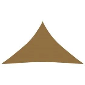 Taupe gray HDPE sail awning 160 g/m² 3.5x3.5x4.9 m by vidaXL, Umbrellas - Ref: Foro24-311422, Price: 31,48 €, Discount: %