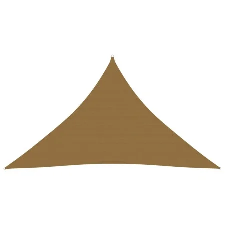 Taupe gray HDPE sail awning 160 g/m² 3.5x3.5x4.9 m by vidaXL, Umbrellas - Ref: Foro24-311422, Price: 31,48 €, Discount: %