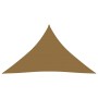 Taupe gray HDPE sail awning 160 g/m² 3.5x3.5x4.9 m by vidaXL, Umbrellas - Ref: Foro24-311422, Price: 32,10 €, Discount: %