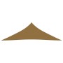 Taupe gray HDPE sail awning 160 g/m² 3.5x3.5x4.9 m by vidaXL, Umbrellas - Ref: Foro24-311422, Price: 32,10 €, Discount: %