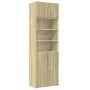 Armario de madera de ingeniería roble Sonoma 70x42,5x225 cm de , Aparadores - Ref: Foro24-3281317, Precio: 215,21 €, Descuent...
