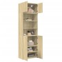 Armario de madera de ingeniería roble Sonoma 70x42,5x225 cm de , Aparadores - Ref: Foro24-3281317, Precio: 215,15 €, Descuent...