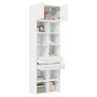 Weißer Holzschrank aus Ingenieurholz 70x42,5x225 cm von , Sideboards - Ref: Foro24-3281336, Preis: 220,04 €, Rabatt: %