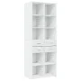 Weißer Holzschrank aus Ingenieurholz 70x42,5x225 cm von , Sideboards - Ref: Foro24-3281336, Preis: 220,04 €, Rabatt: %