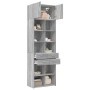 Armario de madera ingeniería gris Sonoma 70x42,5x225 cm by , Sideboards - Ref: Foro24-3281341, Price: 199,00 €, Discount: %