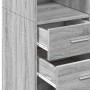 Armario de madera ingeniería gris Sonoma 70x42,5x225 cm by , Sideboards - Ref: Foro24-3281341, Price: 199,00 €, Discount: %