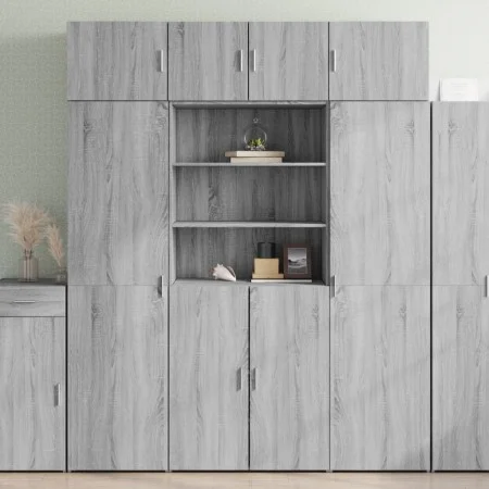 Armario de madera ingeniería gris Sonoma 80x42,5x225 cm von , Sideboards - Ref: Foro24-3281348, Preis: 248,85 €, Rabatt: %