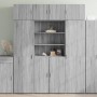 Armario de madera ingeniería gris Sonoma 80x42,5x225 cm by , Sideboards - Ref: Foro24-3281348, Price: 258,21 €, Discount: %