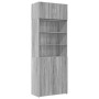 Armario de madera ingeniería gris Sonoma 80x42,5x225 cm by , Sideboards - Ref: Foro24-3281348, Price: 258,21 €, Discount: %