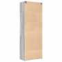 Armario de madera ingeniería gris Sonoma 80x42,5x225 cm by , Sideboards - Ref: Foro24-3281348, Price: 258,21 €, Discount: %