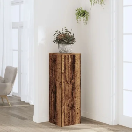 Soportes de plantas madera ingeniería envejecida 33x33x100 cm de , Soportes para macetas - Ref: Foro24-852958, Precio: 59,52 ...