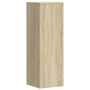 Soportes de plantas madera ingeniería roble Sonoma 33x33x100 cm de , Soportes para macetas - Ref: Foro24-852953, Precio: 59,57 €