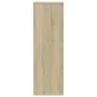 Pflanzenständer aus Eichenholz in Sonoma-Optik, 33x33x100 cm. von , Topfständer - Ref: Foro24-852953, Preis: 65,24 €, Rabatt: %