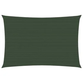 Dark green HDPE sail shade 160 g/m² 3.5x4.5 m by vidaXL, Umbrellas - Ref: Foro24-311461, Price: 36,60 €, Discount: %