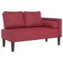 Sofá diván con cojines cuero sintético rojo tinto by , Daybeds - Ref: Foro24-4007568, Price: 170,99 €, Discount: %