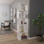 Regal aus glänzend weißem Sperrholz, 45 x 24 x 159 cm von vidaXL, Bücherregale und Regale - Ref: Foro24-800114, Preis: 57,83 ...