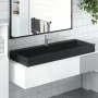 Mineralguss-Waschbecken/Schwarzer matter Marmor 120x46x11 cm von , Sinkt - Ref: Foro24-155983, Preis: 304,79 €, Rabatt: %