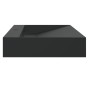 Lavabo de fundición de mineral/mármol negro mate 120x46x11 cm by , Sinks - Ref: Foro24-155983, Price: 319,44 €, Discount: %