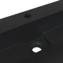 Lavabo de fundición de mineral/mármol negro mate 120x46x11 cm by , Sinks - Ref: Foro24-155983, Price: 304,76 €, Discount: %