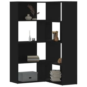 Estantería de esquina 4 niveles madera blanco 85x85x140 cm by , Bookcases and shelves - Ref: Foro24-3307811, Price: 174,19 €,...