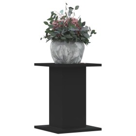 Soportes de plantas 2 uds madera ingeniería negro 30x30x40 cm by , Pot stands - Ref: Foro24-3307847, Price: 47,32 €, Discount: %