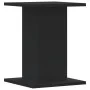 Soportes de plantas 2 uds madera ingeniería negro 30x30x40 cm de , Soportes para macetas - Ref: Foro24-3307847, Precio: 50,89...