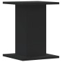 Soportes de plantas 2 uds madera ingeniería negro 30x30x40 cm by , Pot stands - Ref: Foro24-3307847, Price: 47,32 €, Discount: %